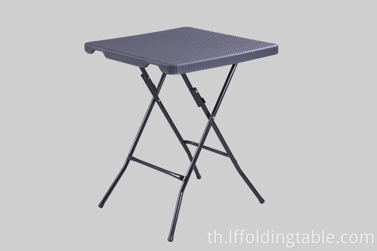 HDPE Wicker Square Table
